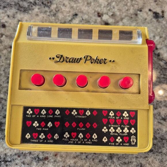 Waco 1971 Vintage Draw Poker Toy Cordless Electric Battery Operated C Battery - Picture 2 of 6